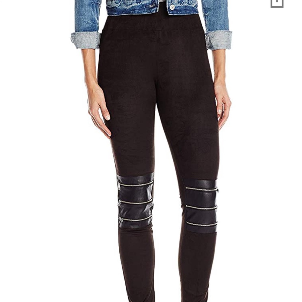 Dolce Vita Sophie Zipper Vegan Suede Legging Small